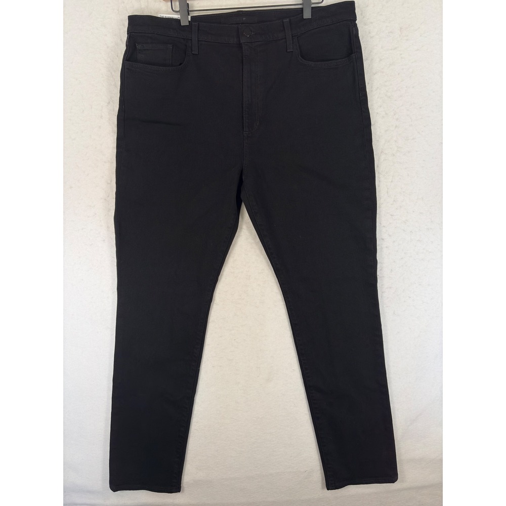 Joe's Jeans The Runway Luna High Rise Cigarette Jeans Black Size 34 32 Inseam